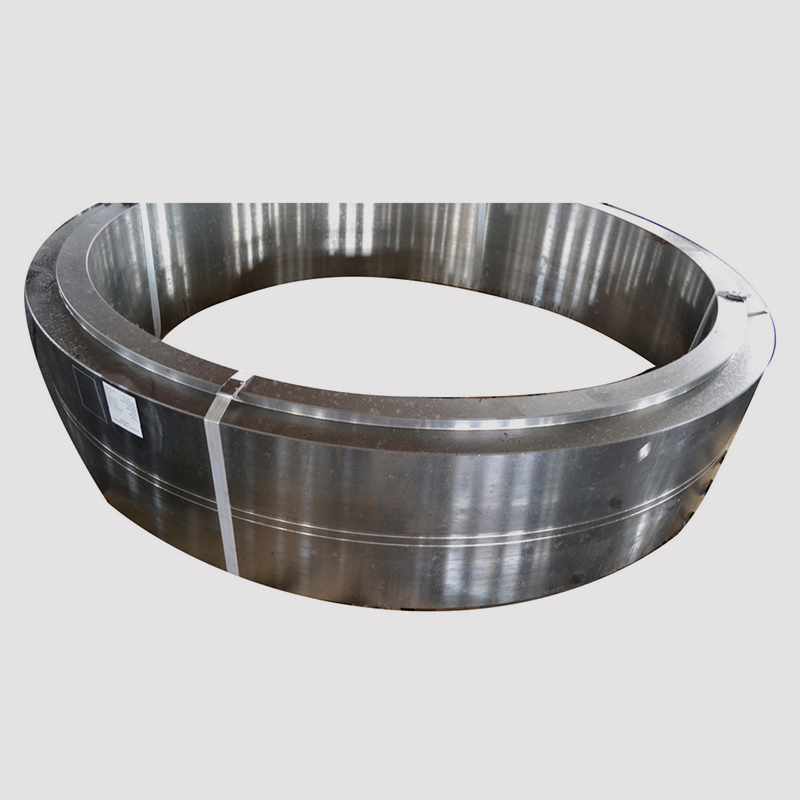 Cincin Baja Tempa Panas 1500mm Besar SAE 1045 & 4340 Cincin Gulung Mulus Penempaan Tugas Berat