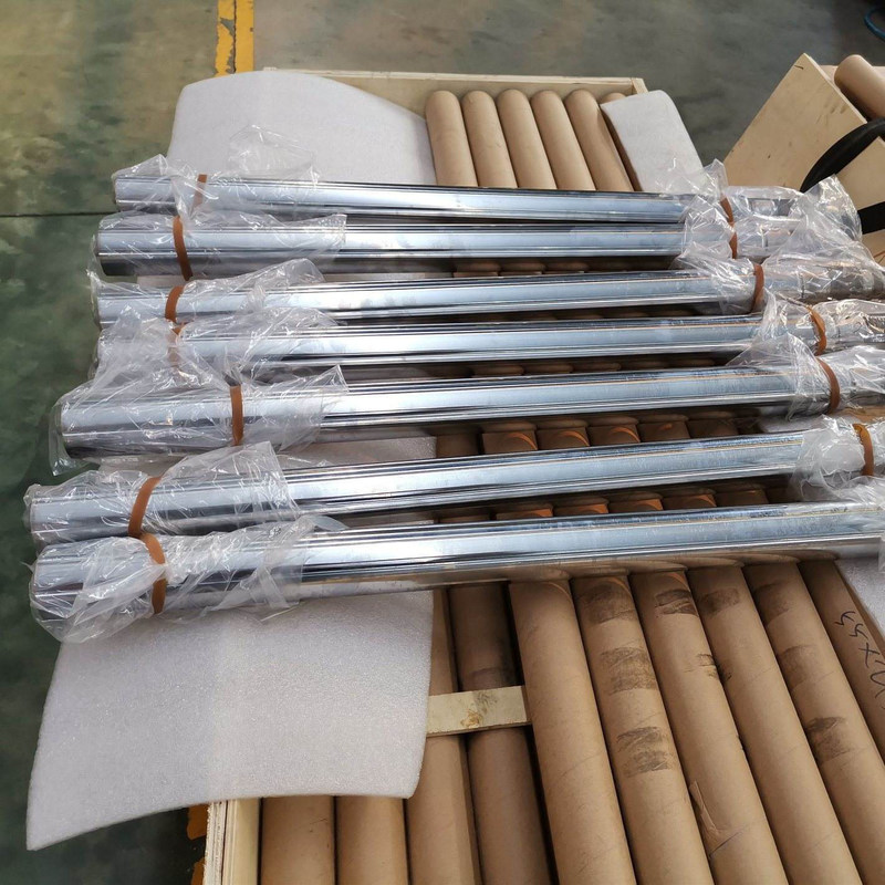 Batang Piston SAE 1045 Terlindung Oli - Komponen Silinder Hidraulik Dilapisi Permukaan 0,1 mm